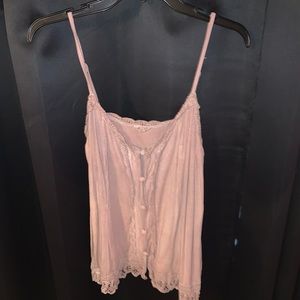 pale pink tank top